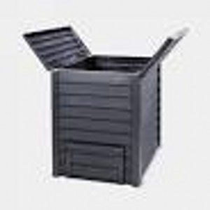 Thermo-Wood Composter 600L Brown inc Soil Fence